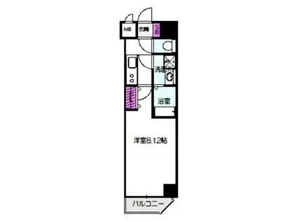 S-FORT桜ノ宮(1K/4階)の間取り写真