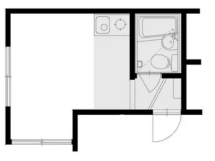 イッツ東中野(ワンルーム/1階)の間取り写真