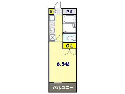 アーバンフォーレスト(1K/1階)の間取り写真