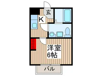 マイレジデンス上尾(1K/3階)の間取り写真