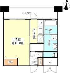 ES-GRANDE江坂公園(1K/3階)の間取り写真