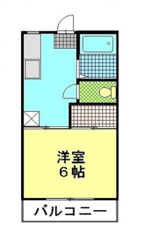 タウニィ88(1K/2階)の間取り写真