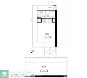 G-FLAT(1LDK/1階)の間取り写真
