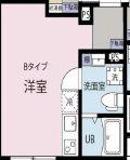 WINDS世田谷(ワンルーム/2階)の間取り写真