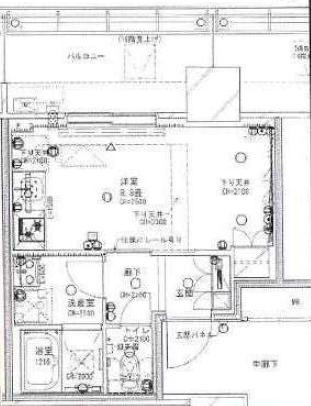 BRILLIA TOWER 浜離宮(ワンルーム/10階)の間取り写真