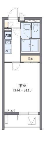 クレイノタウンコート(1K/3階)の間取り写真