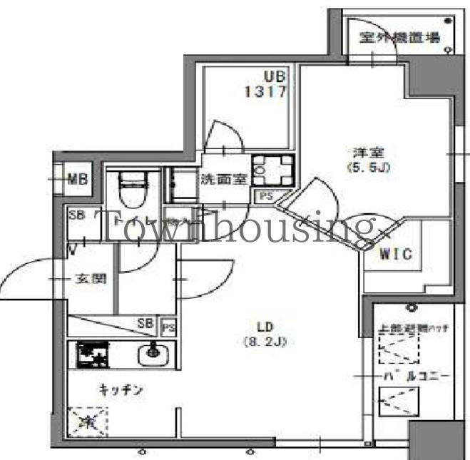 S-RESIDENCE押上BLOSSOM(1LDK/5階)の間取り写真