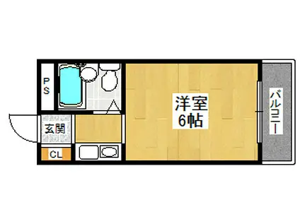 アニバ-サリ-40TH(ワンルーム/3階)の間取り写真
