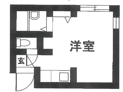 エリツィン坂元町(ワンルーム/2階)の間取り写真