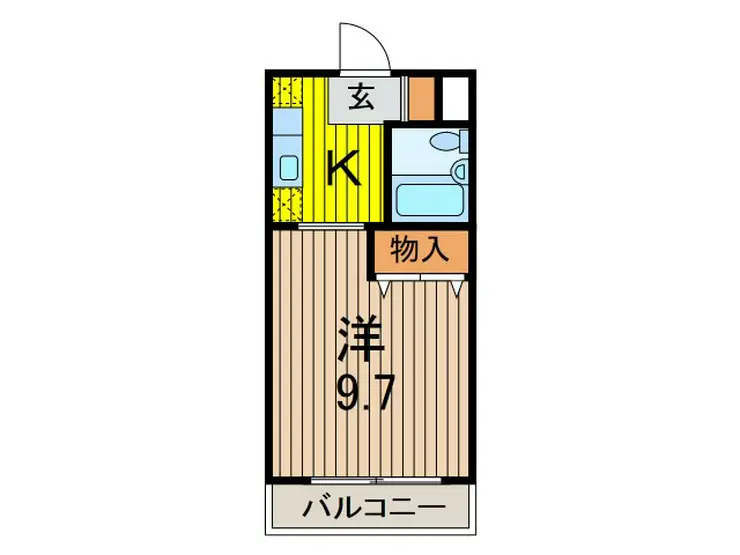 ハイホーム西川口 1階階 間取り