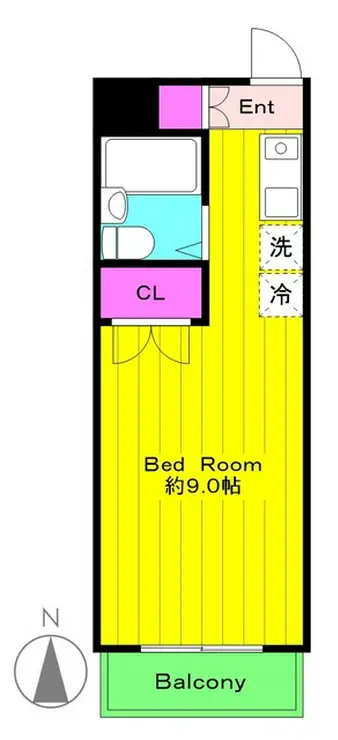 ヒルサイド66 2階階 間取り