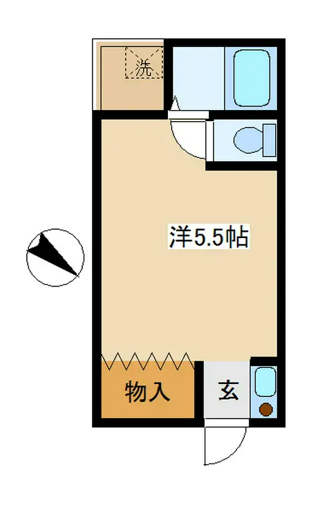 恵比寿セントラル 2階階 間取り