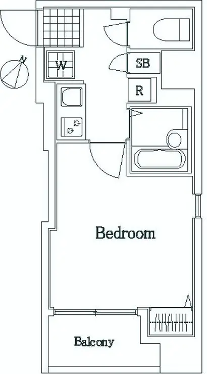 エスコート東大前 3階階 間取り