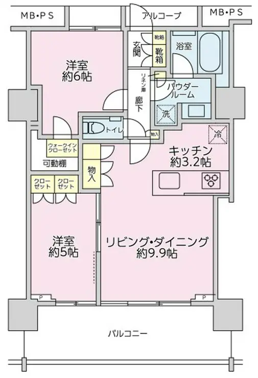 プラウドシティ蒲田 12階階 間取り