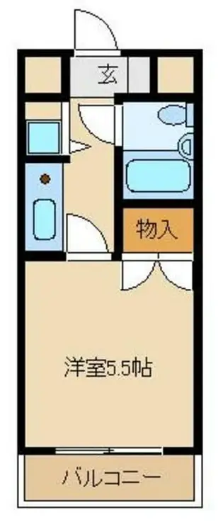 マイルストン東久留米 8階階 間取り