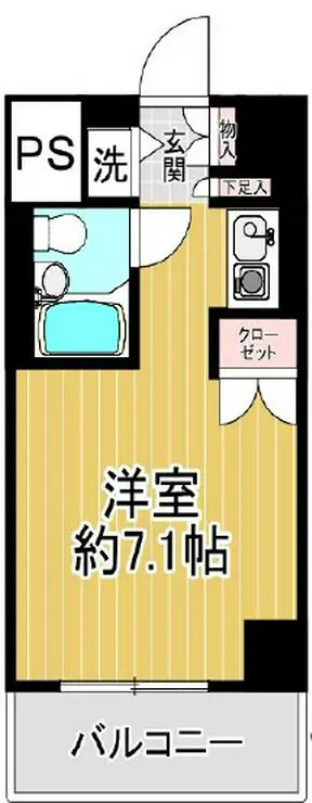 ルネ和田町 7階階 間取り