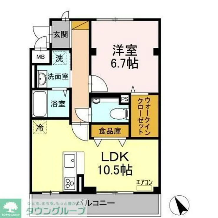 ロイヤルパレス市川 2階階 間取り