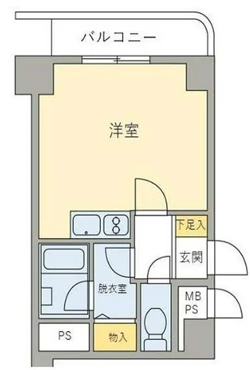 ライオンズマンション伊勢佐木町第2 10階階 間取り