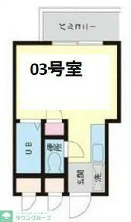 エリートビル千人町 4階階 間取り