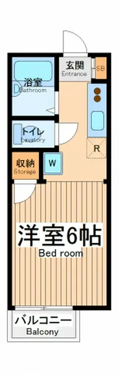 シャトーレ金森 1階階 間取り