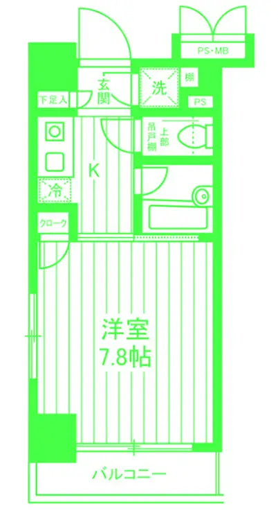 ヴェルステージ関内 6階階 間取り