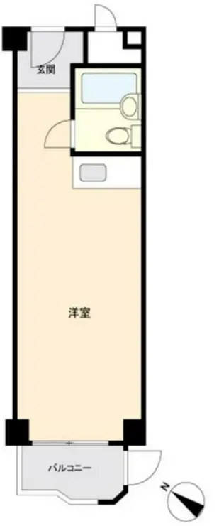 バルミー赤坂 4階階 間取り