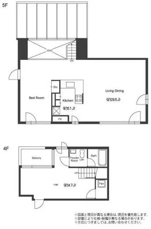 グランカーサ六本木 5階階 間取り