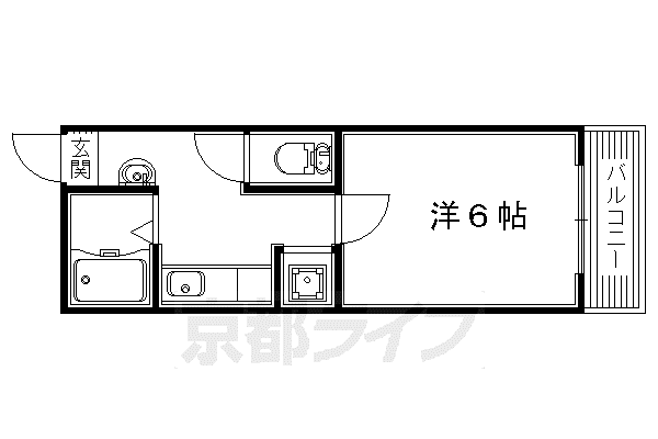 REGIS・14(1K/3階)の間取り写真