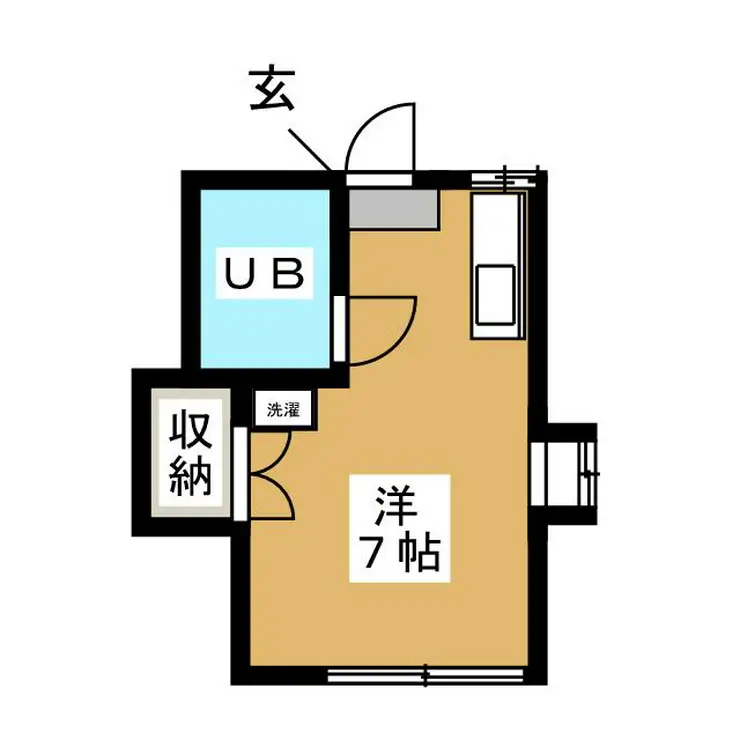 ファミーユナガノ 2階階 間取り