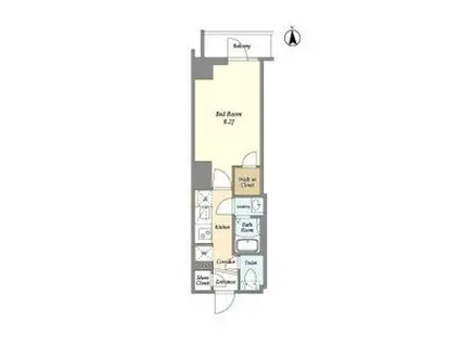 GRANSITE千代田秋葉原(1K/7階)の間取り写真