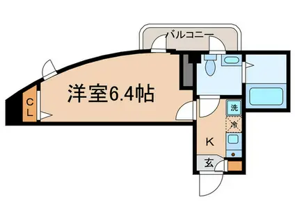 PATIO DE本郷(1K/3階)の間取り写真