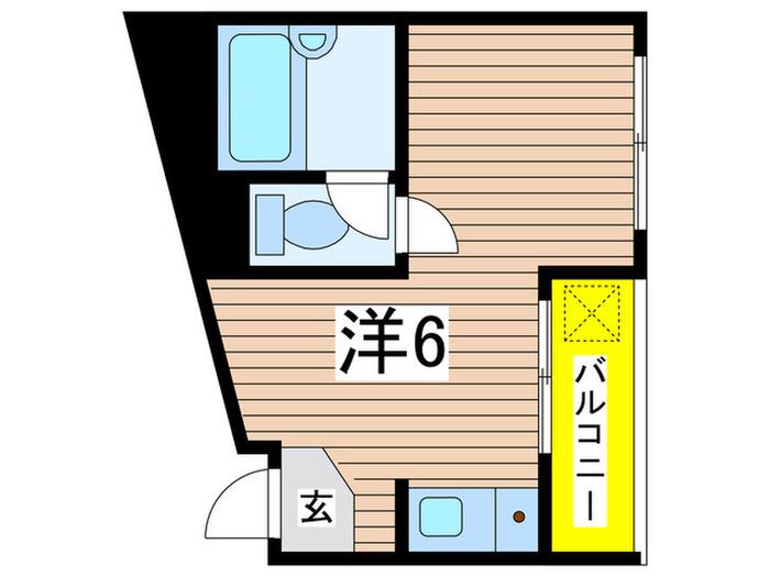 今福ビル(ワンルーム/3階)の間取り写真