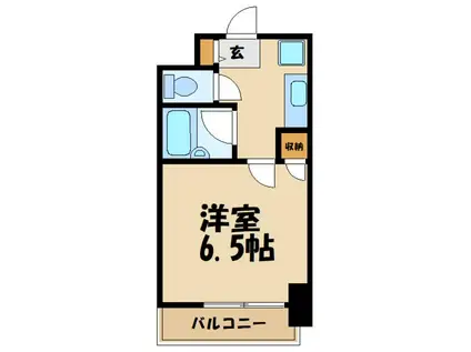 グランヴァン町田(1K/3階)の間取り写真