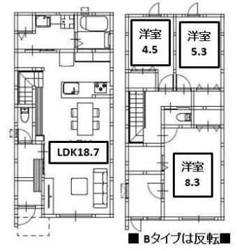 グランメゾンクレスト三吉I(3LDK/2階)の間取り写真