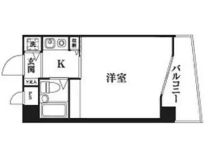 リエス清瀬(1K/3階)の間取り写真