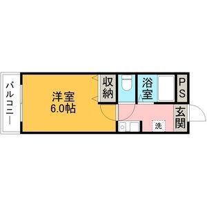 CASA FELICE(1K/4階)の間取り写真