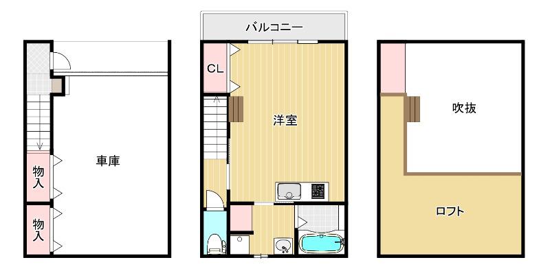 RIHITO一津屋GH(ワンルーム/1階)の間取り写真