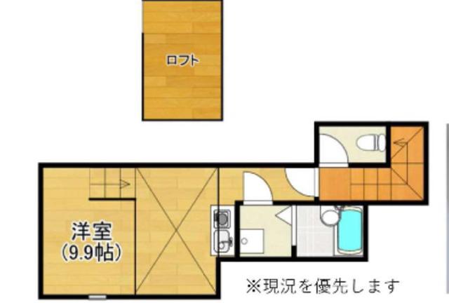 ARTZ白金台(ワンルーム/2階)の間取り写真