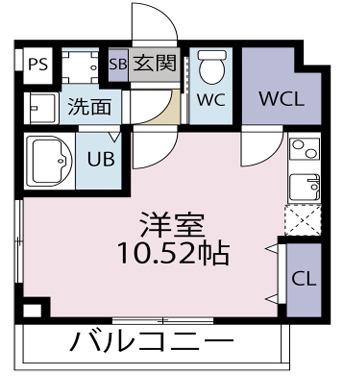 MANO MANSION(ワンルーム/1階)の間取り写真