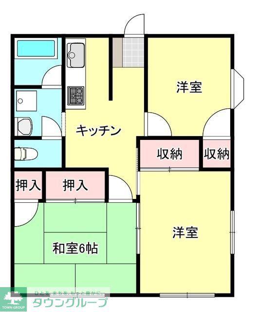 MAISON DE CAMELLIA(3DK/3階)の間取り写真
