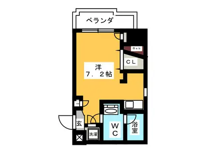 SKBUILDING-5(ワンルーム/5階)の間取り写真