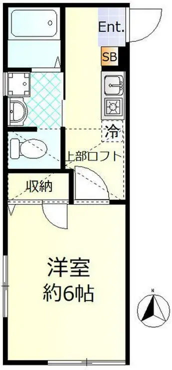 キューブハウスB棟 1階階 間取り