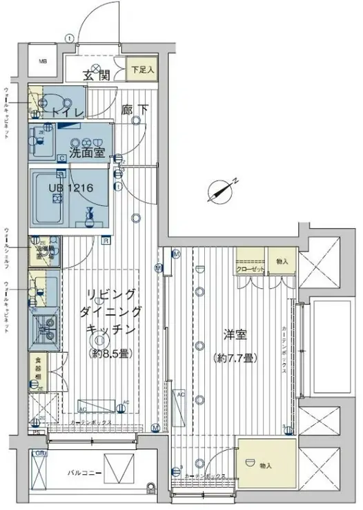 ブライズ上池台 5階階 間取り