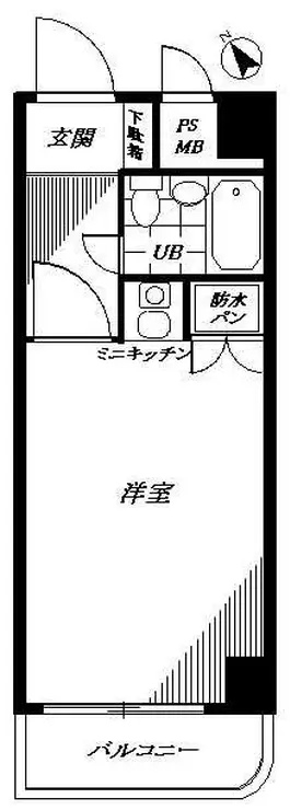 ホーユウコンフォルト神奈川新町 5階階 間取り