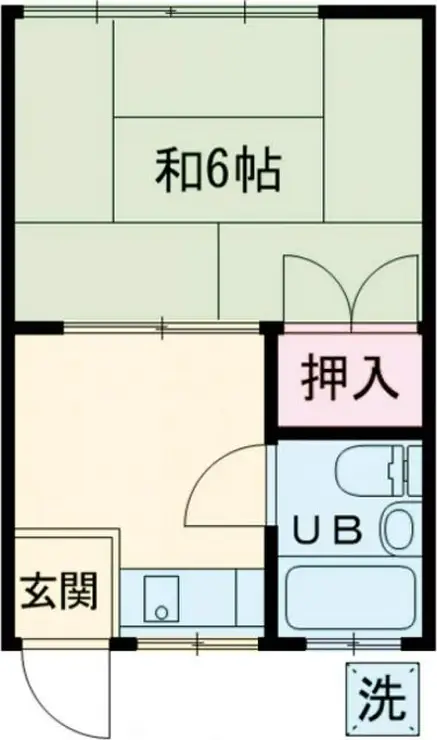 浅見荘 2階階 間取り