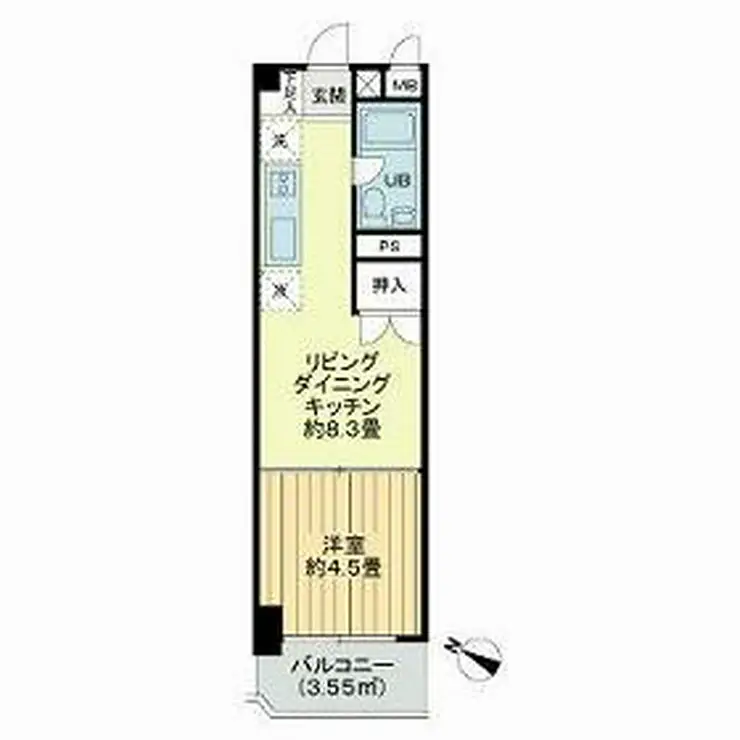 カーサ蔵前 9階階 間取り