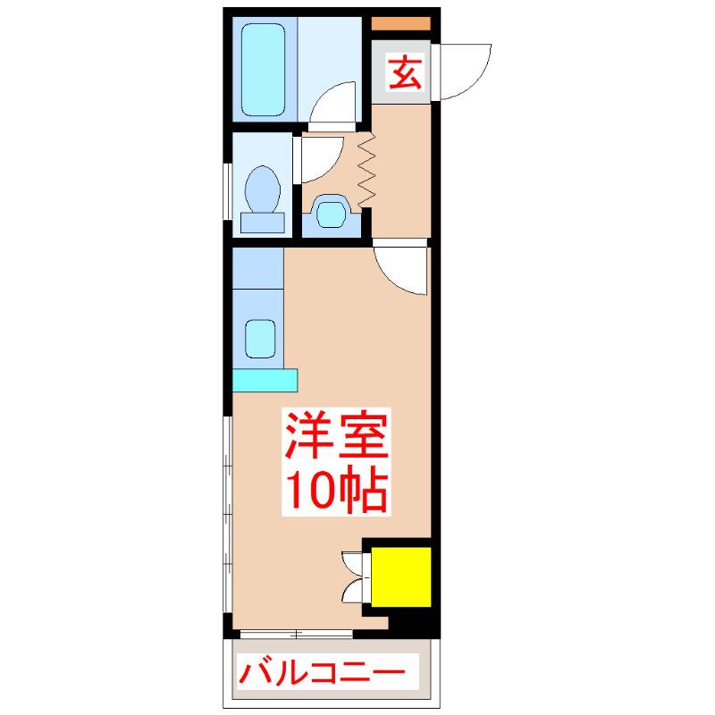 STビル(ワンルーム/7階)の間取り写真