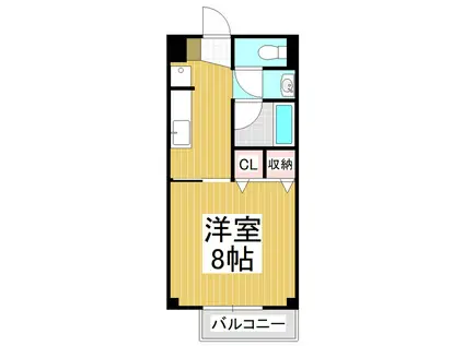 SURPLUS DREAMI(1K/2階)の間取り写真