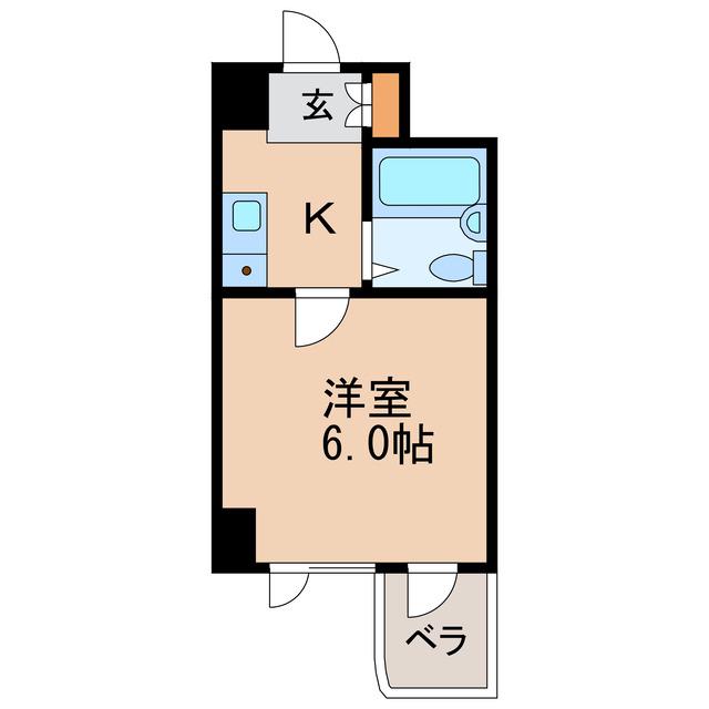 ライオンズマンション丸の内第5(1K/10階)の間取り写真