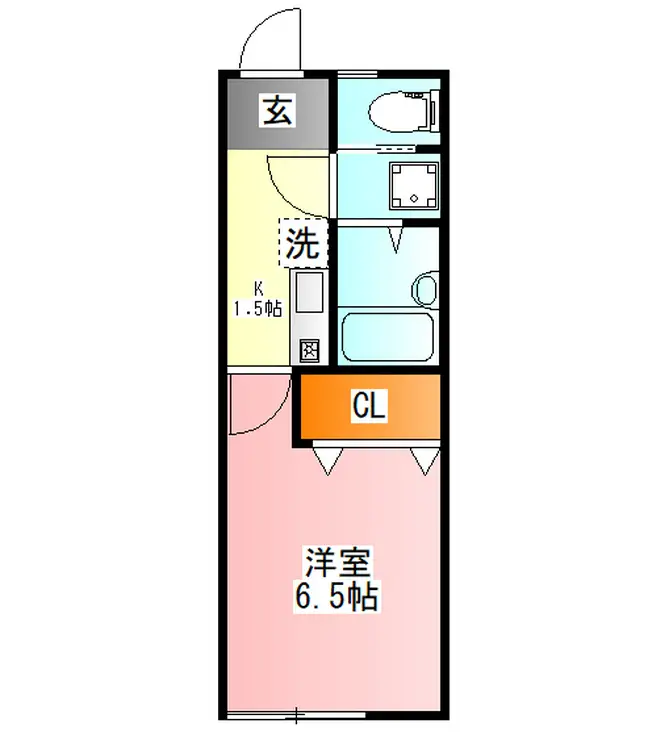 ハイム豊田 2階階 間取り